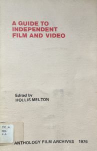 Film Culture, issue 67-68-69 Plain text cover for Film Culture 62