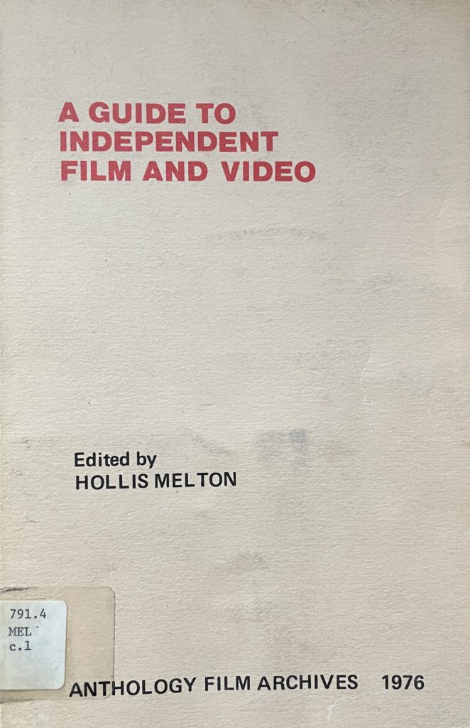 Plain text cover for Film Culture 62