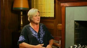 Denise Crosby Denise Crosby being interviewed