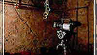 Movie camera in a torture dungeon