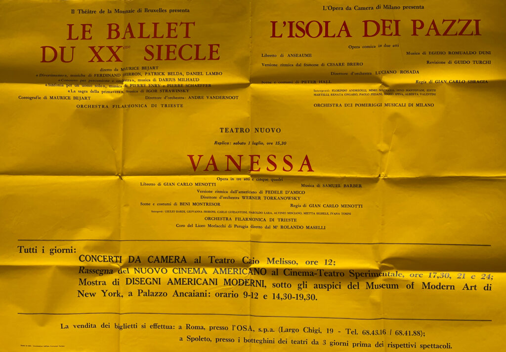 1961 New American Cinema At The Spoleto Festival Underground Film