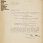 Letter from Jonas Mekas to Frank Kuenstler